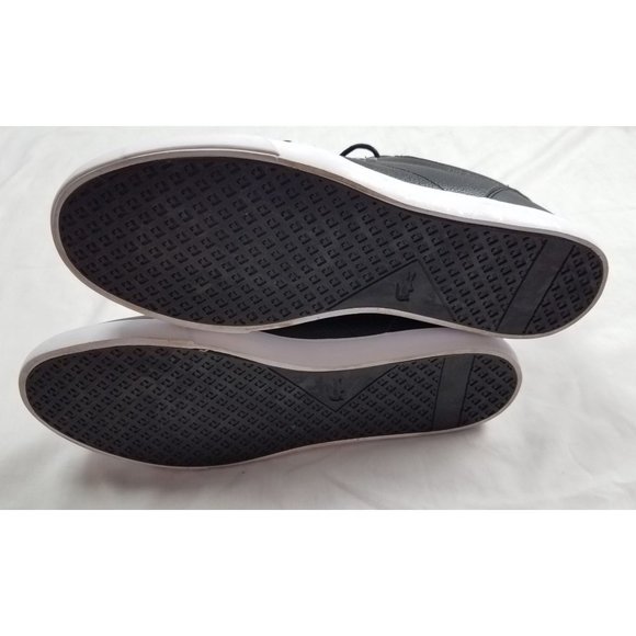 Lacoste Men's Sz. 11.5  Bayliss 119 1 U Black/White Leather Sneaker - Picture 8 of 8